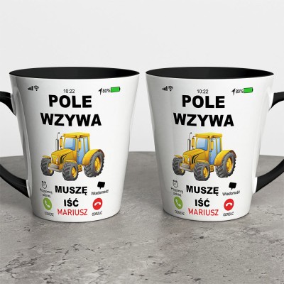 Kubek Latte Dla Taty Pole Wzywa