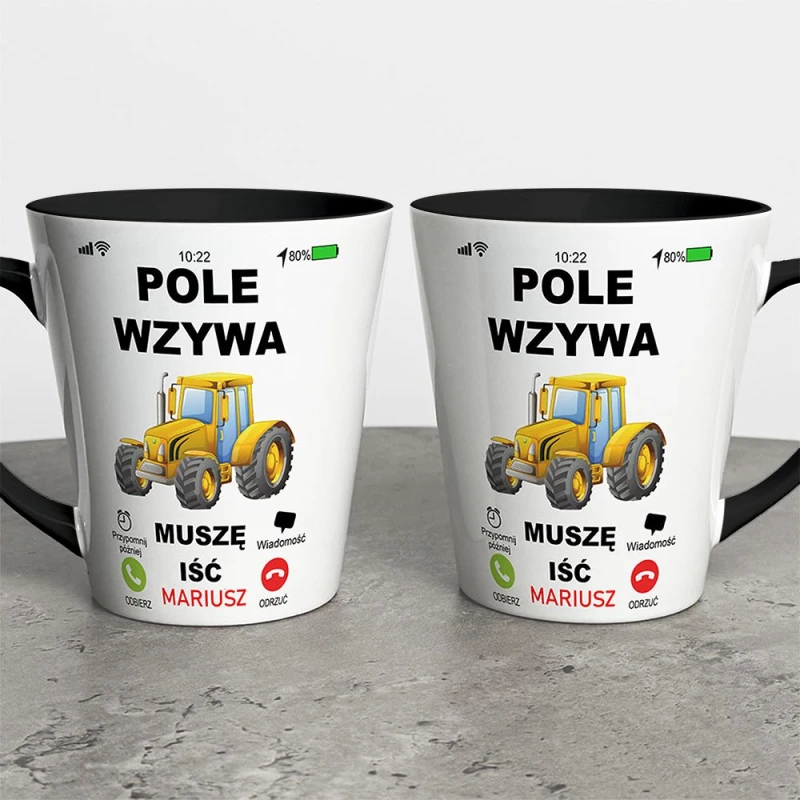 Kubek Latte Na Dzień Taty Z Imieniem