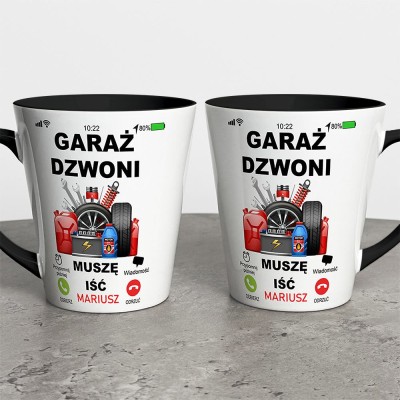 Kubek Latte Dla Taty Garaż Dzwoni
