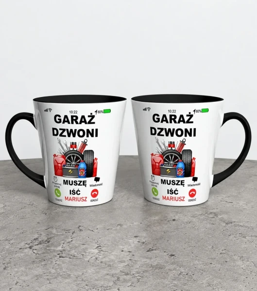 Kubek Latte Dla Taty Garaż Dzwoni – miniatura 1000 × 1134
