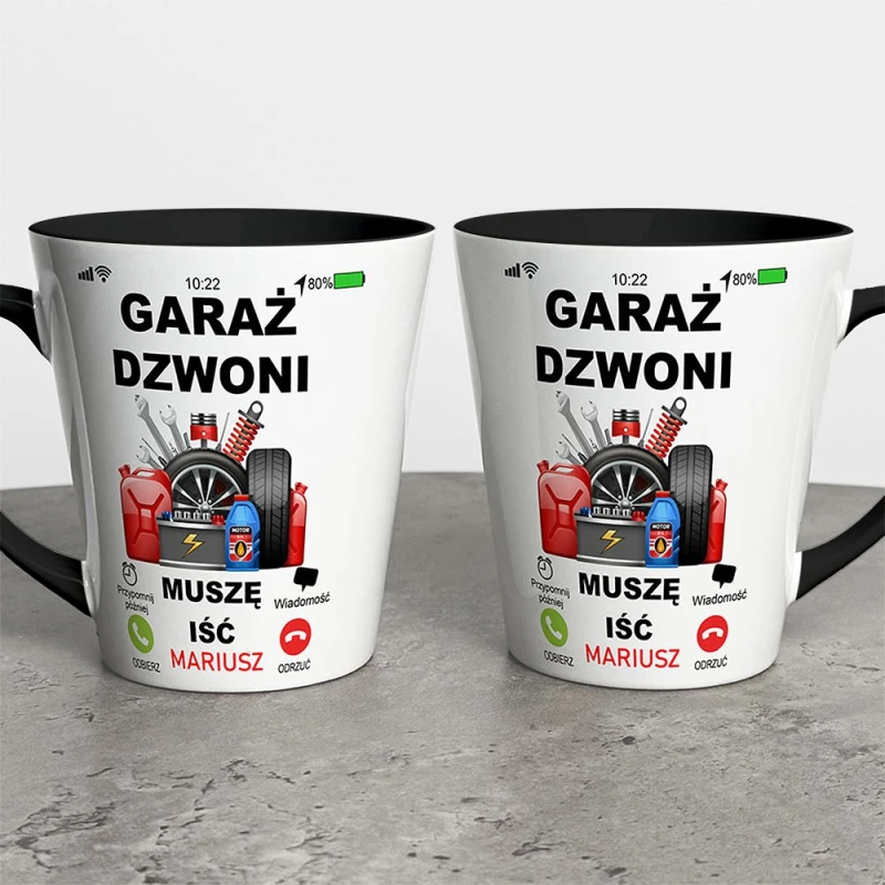 Kubek Latte Na Dzień Taty Z Imieniem