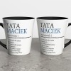 Kubek Latte Na Dzień Taty Z Imieniem