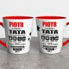 Kubek Latte Na Dzień Taty Z Imieniem