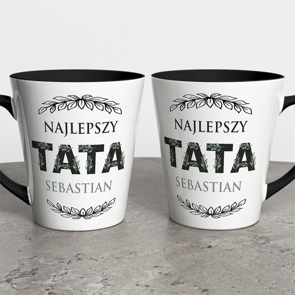 Kubek Latte Na Dzień Taty Z Imieniem