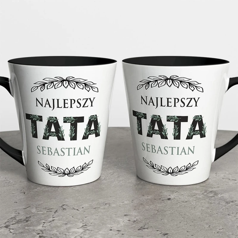 Kubek Latte Na Dzień Taty Z Imieniem