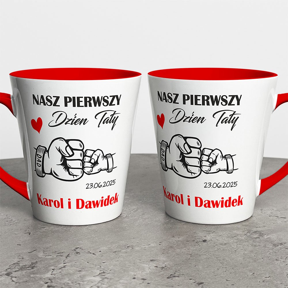 Kubek Latte Na Dzień Taty Z Imionami