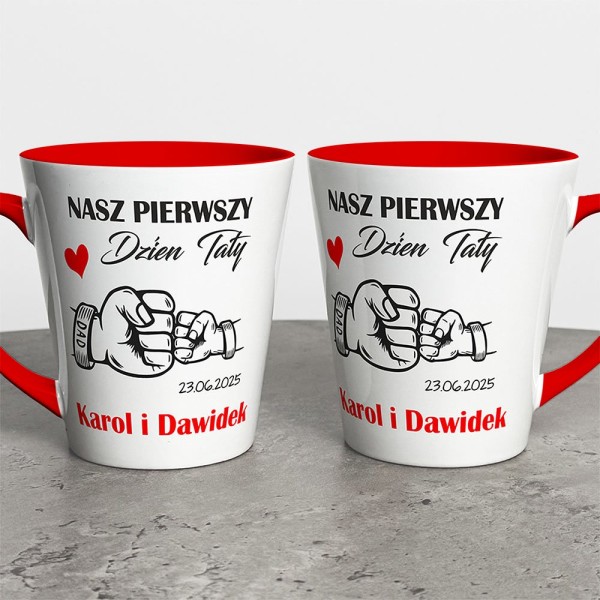 Kubek Latte Na Dzień Taty Z Imionami