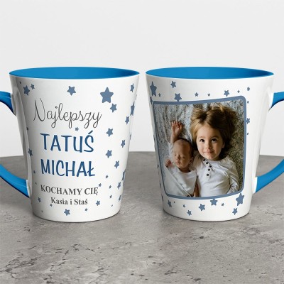 Kubek Latte Najlepszy Tatuś Ze Zdjęciem