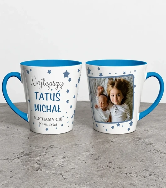Kubek Latte Najlepszy Tatuś Ze Zdjęciem – miniatura 1000 × 1134