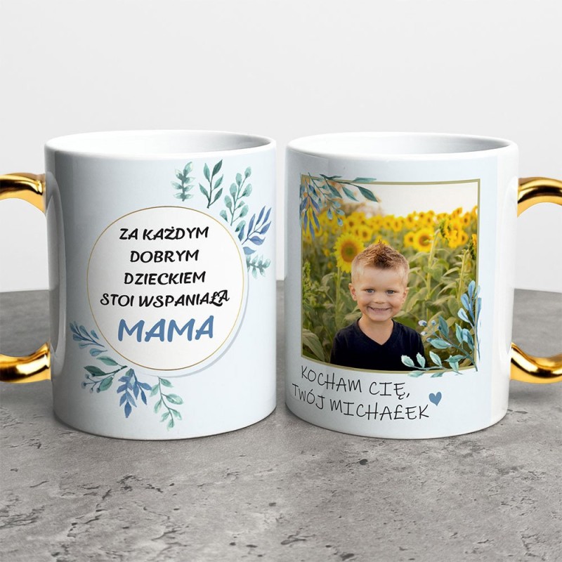 Kubek Na Dzień Mamy Ze Zdjęciem i Imieniem