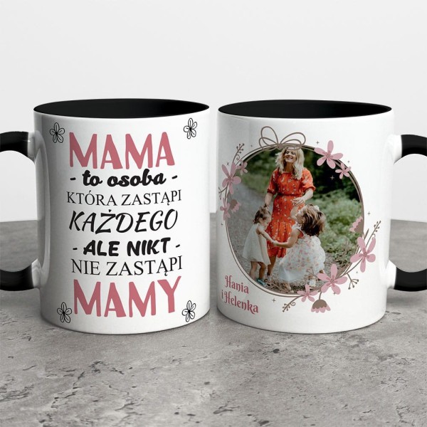 Kubek Na Dzień Mamy Ze Zdjęciem i Imieniem