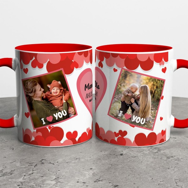 Kubek Na Dzień Mamy Ze Zdjęciami i Imieniem