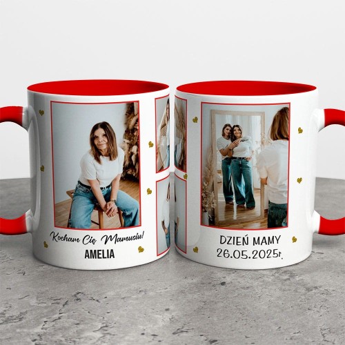 Kubek Na Dzień Mamy Ze Zdjęciami  i Imieniem