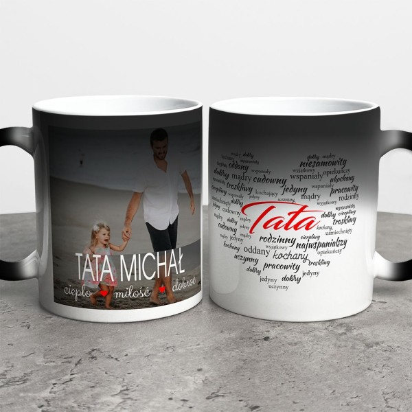 Kubek Na Dzień Taty Ze Zdjęciem I Imieniem