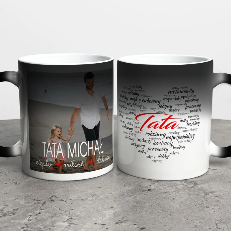 Kubek Na Dzień Taty Ze Zdjęciem I Imieniem