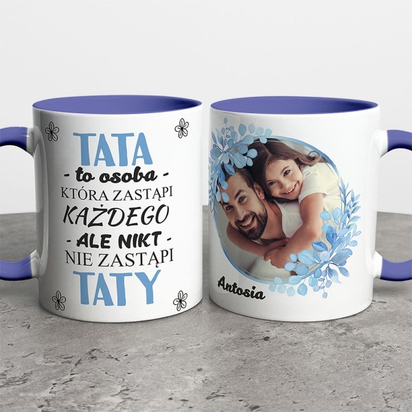 Kubek Na Dzień Taty Ze Zdjęciem I Imieniem