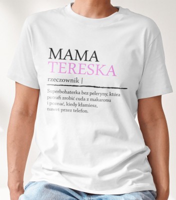 Koszulka Na Dzień Mamy Superbohaterka