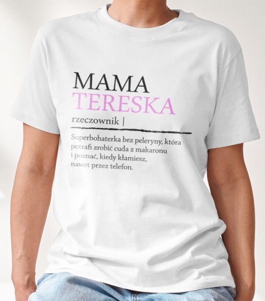 Koszulka Na Dzień Mamy Z Imieniem