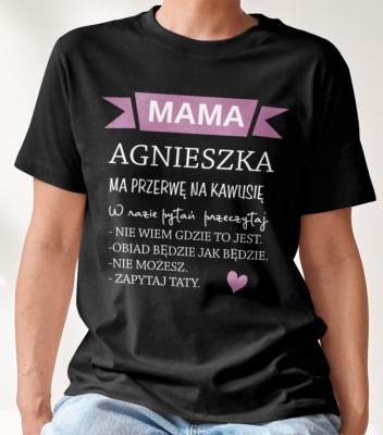 Koszulka Na Dzień Mamy Przerwa Na Kawusię