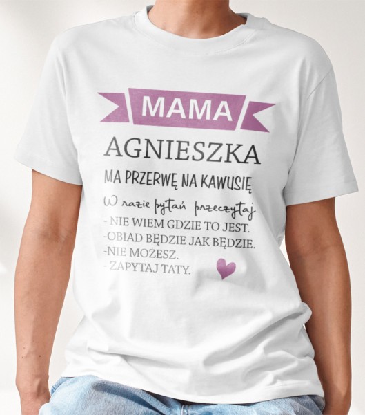 Koszulka Na Dzień Mamy Z Imieniem