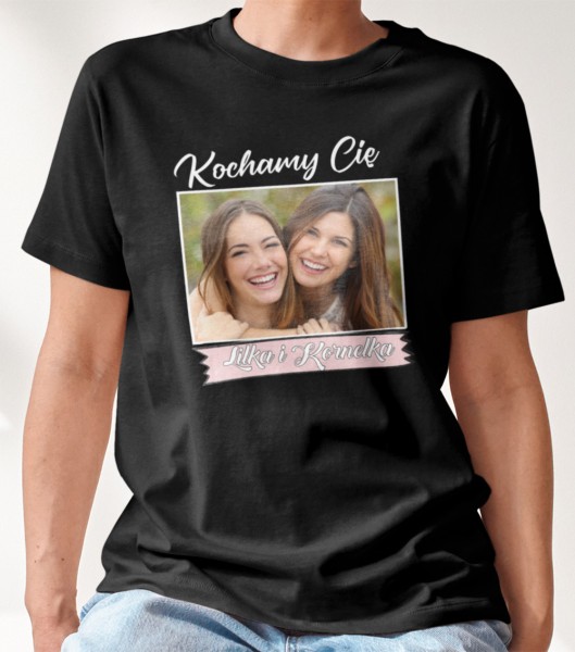 Koszulka Na Dzień Mamy Ze Zdjęciem i Imieniem