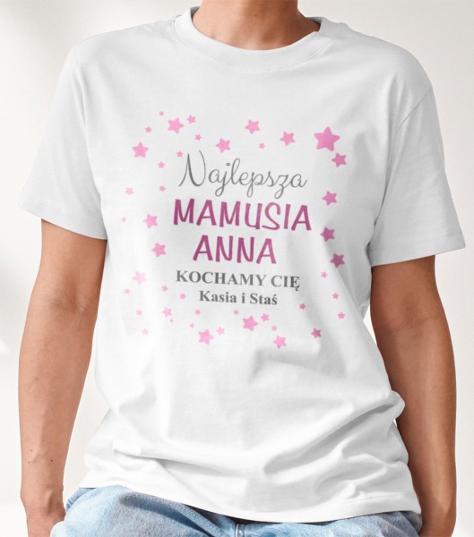 Koszulka Na Dzień Mamy z Imionami