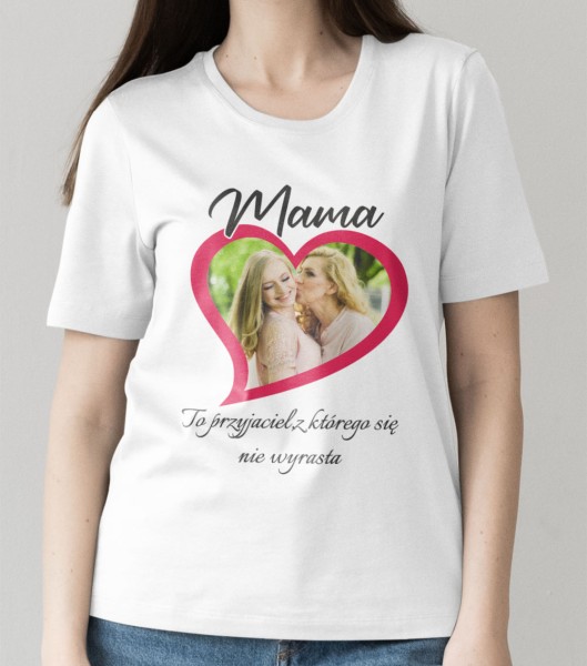 Koszulka Na Dzień Mamy Ze Zdjęciem