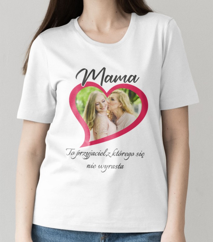 Koszulka Na Dzień Mamy Ze Zdjęciem