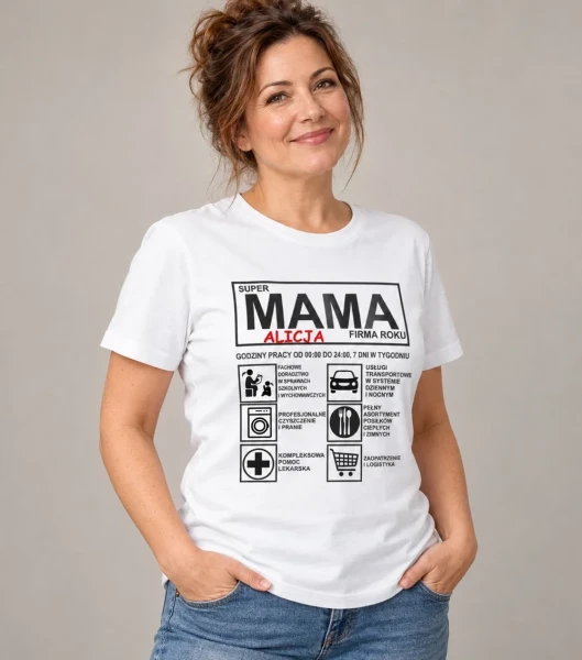 Koszulka Super Mama – miniatura 1000 × 1134