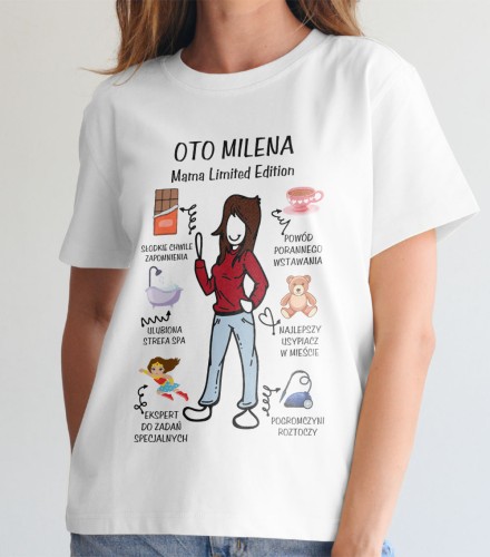 Koszulka Na Dzień Mamy Z Imieniem