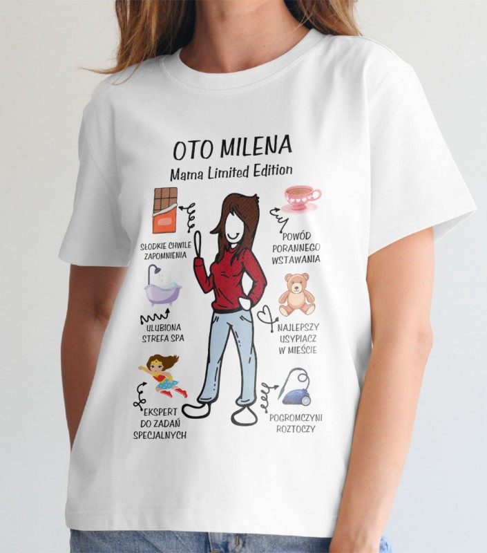 Koszulka Na Dzień Mamy Z Imieniem