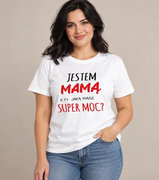 Koszulka Jestem Mamą Supermoc 2 – miniatura 1000 × 1134
