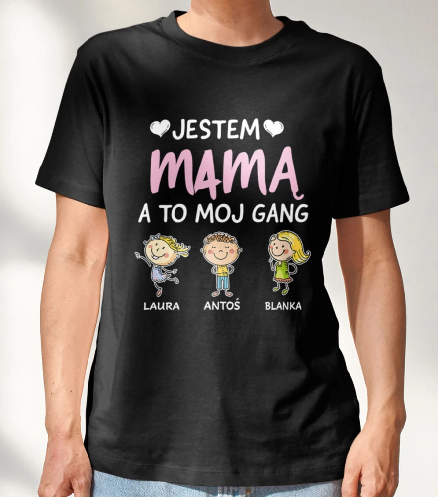 Koszulka Dla Mamy z Imionami Dzieci