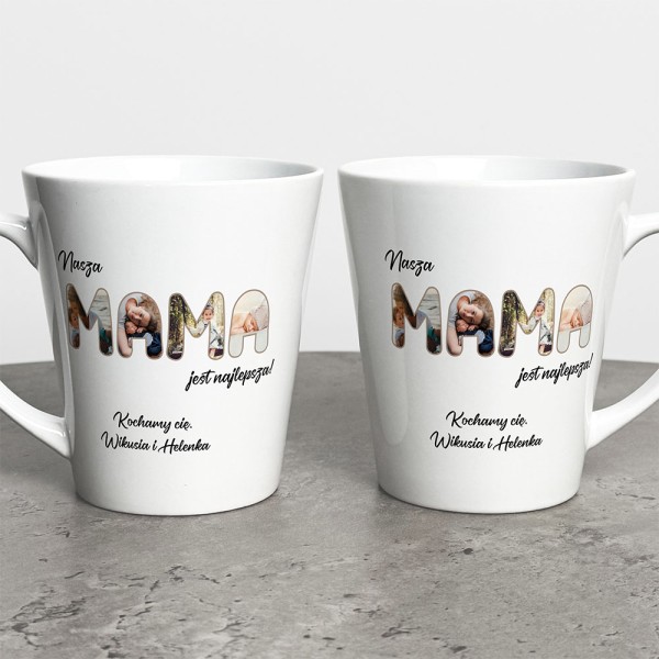 Kubek Latte Na Dzień Mamy Ze Zdjęciami I Imieniem