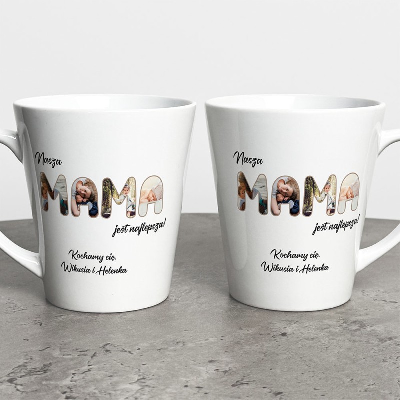 Kubek Latte Na Dzień Mamy Ze Zdjęciami I Imieniem