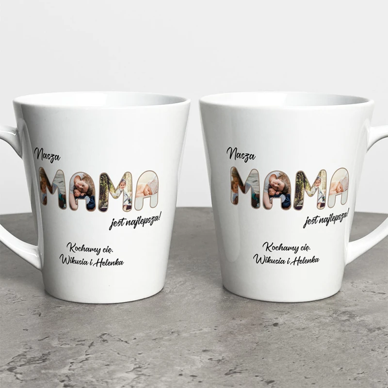 Kubek Latte Na Dzień Mamy Ze Zdjęciami I Imieniem
