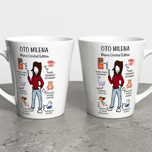 Kubek Latte Na Dzień Mamy Z Imieniem