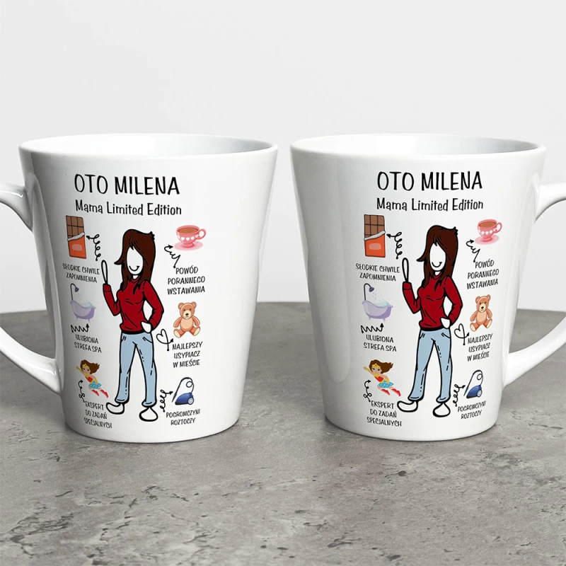 Kubek Latte Na Dzień Mamy Z Imieniem