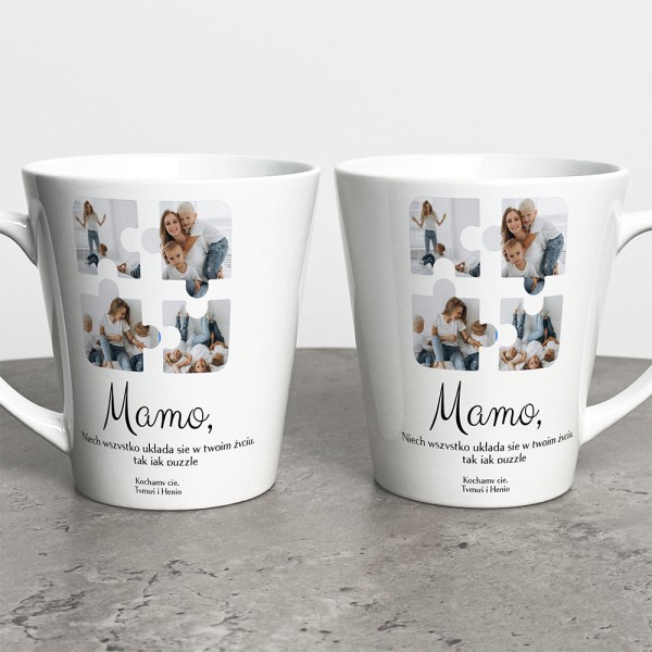 Kubek Latte Na Dzień Mamy Ze Zdjęciami I Imieniem