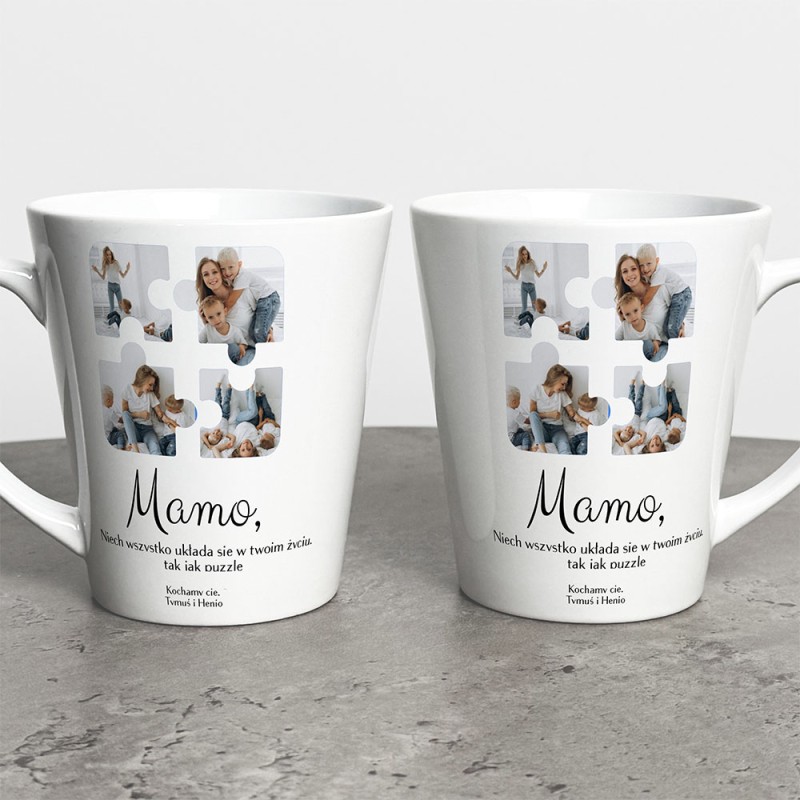 Kubek Latte Na Dzień Mamy Ze Zdjęciami I Imieniem