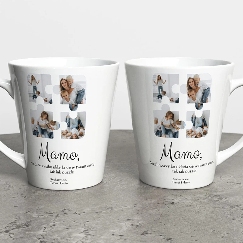 Kubek Latte Na Dzień Mamy Ze Zdjęciami I Imieniem