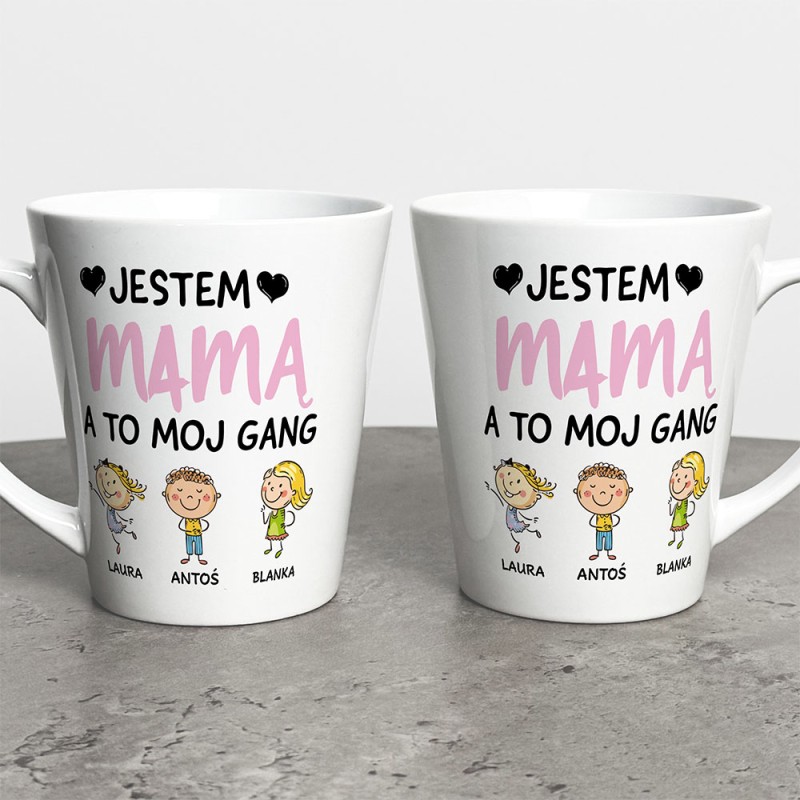 Kubek Latte Na Dzień Mamy Z Imionami