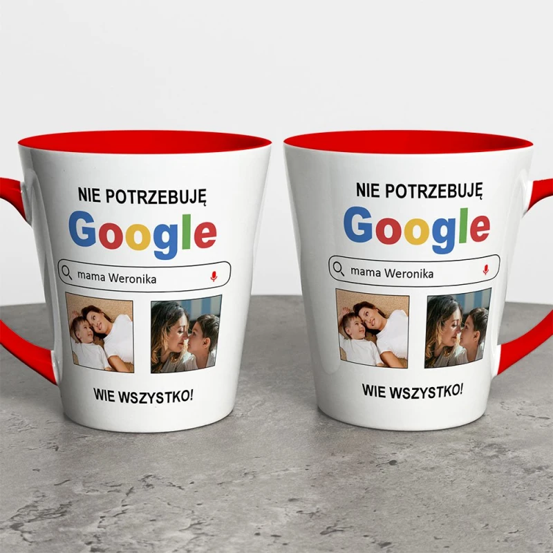 Kubek Latte Mama Wie Wszystko