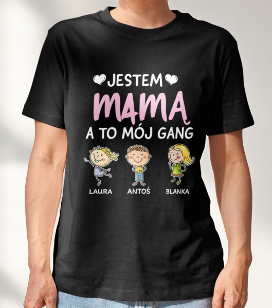 Koszulka Dla Mamy z Imionami Dzieci