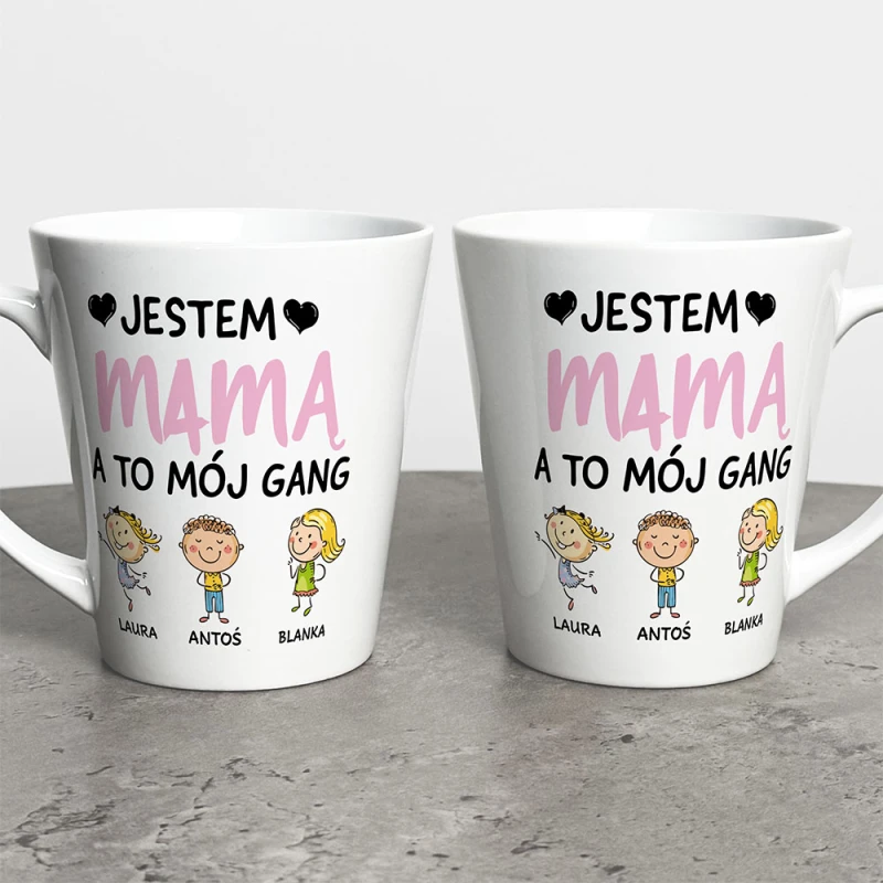 Kubek Latte Na Dzień Mamy Z Imionami