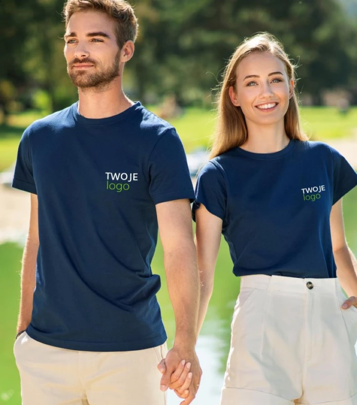 Koszulka Męska T-shirt Basic Z Własnym Nadrukiem