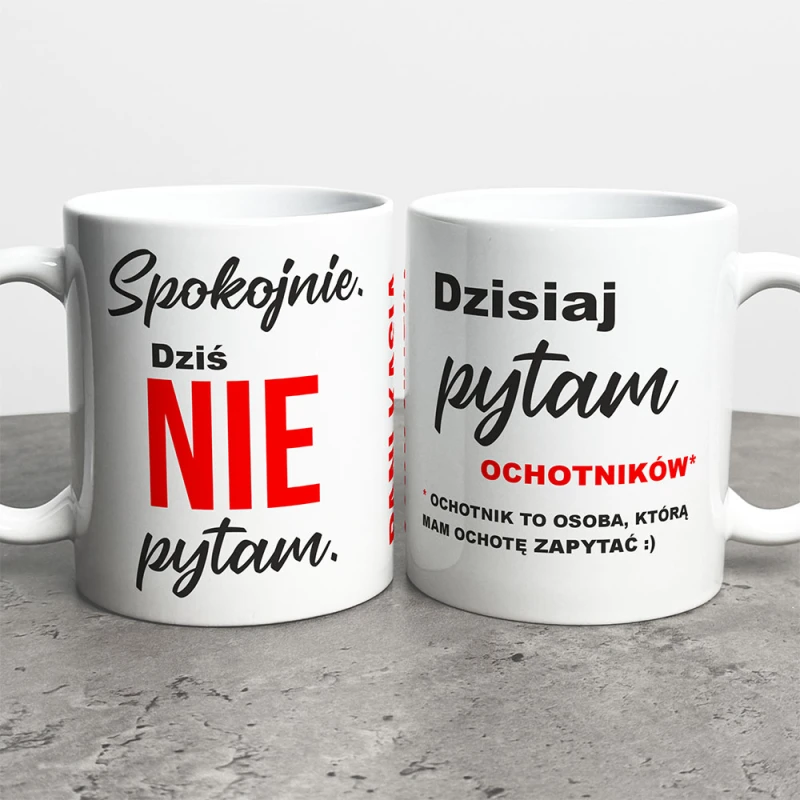 Kubek Dla Nauczyciela Dziś Nie Pytam