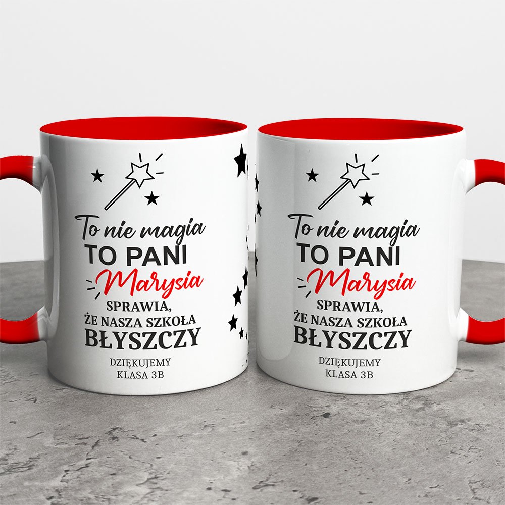 Kubek Prezent Dla Nauczyciela To Nie Magia