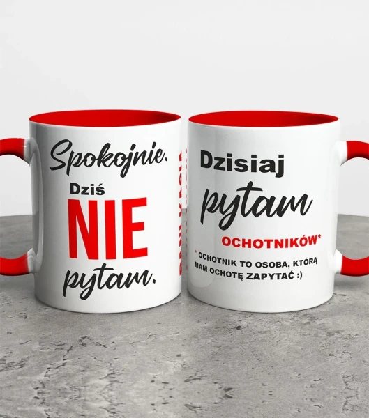 Kubek Dla Nauczyciela Dziś Nie Pytam – miniatura 1000 × 1134
