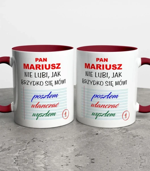 Kubek Dla Nauczyciela Brzydko Się Mówi – miniatura 1000 × 1134